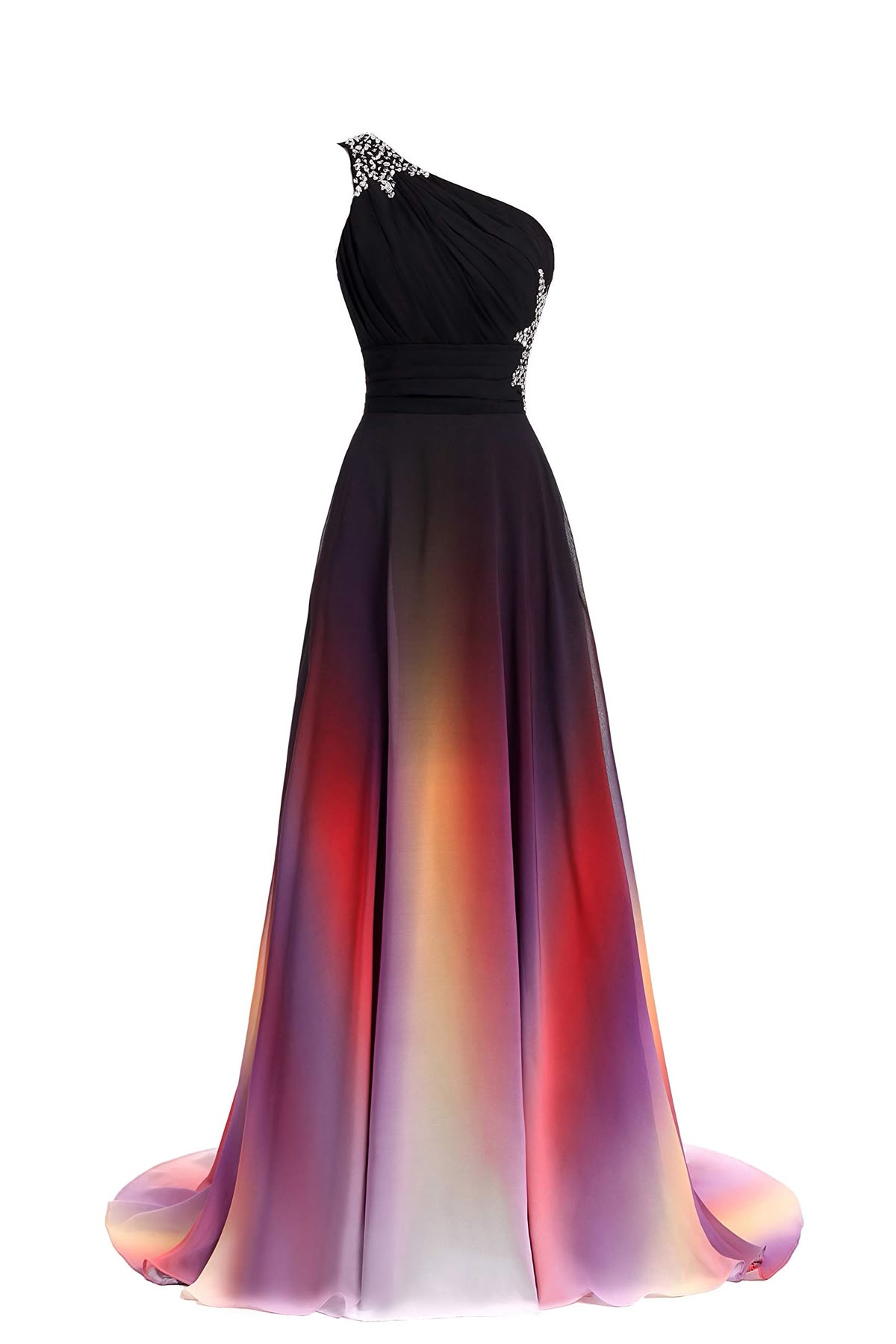 formal dresses_Angela One Shoulder Ombre Long Evening Prom Dresses Chiffon Wedding Party Gowns Colorful8
