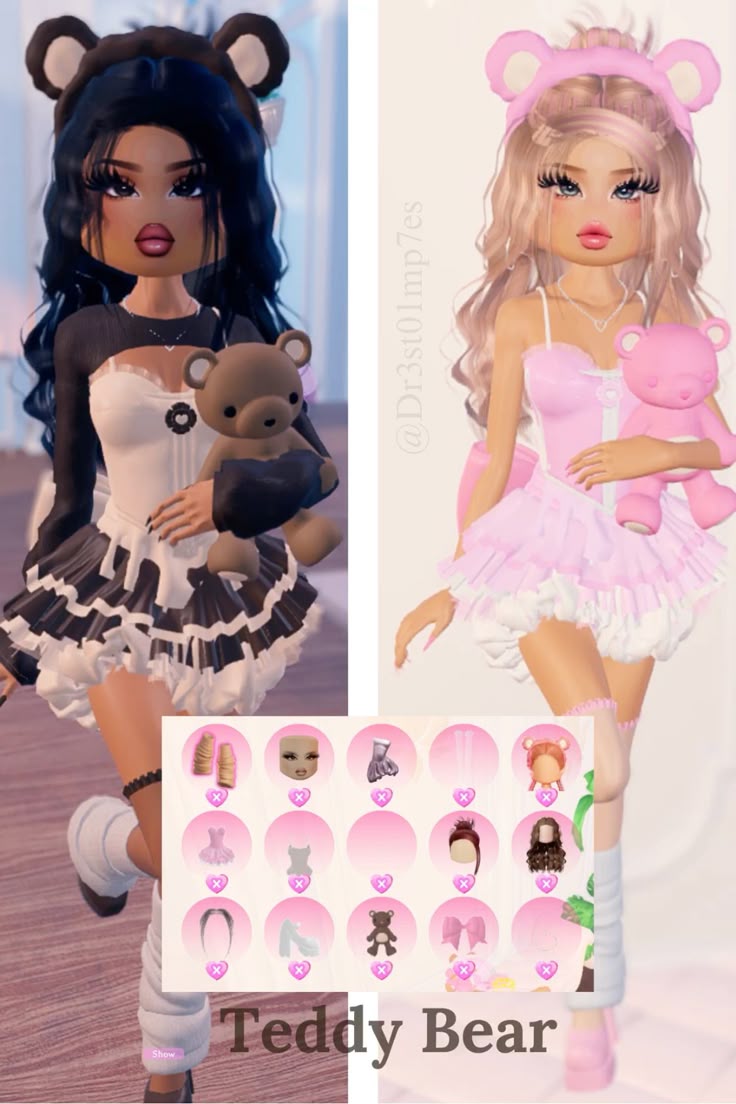 impress outfits_Dress To Impress Teddy Bear Outfit