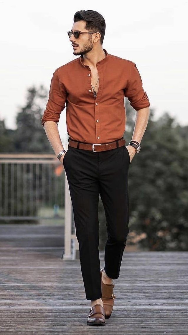 formal outfits_Brown Leather Shoes Mens