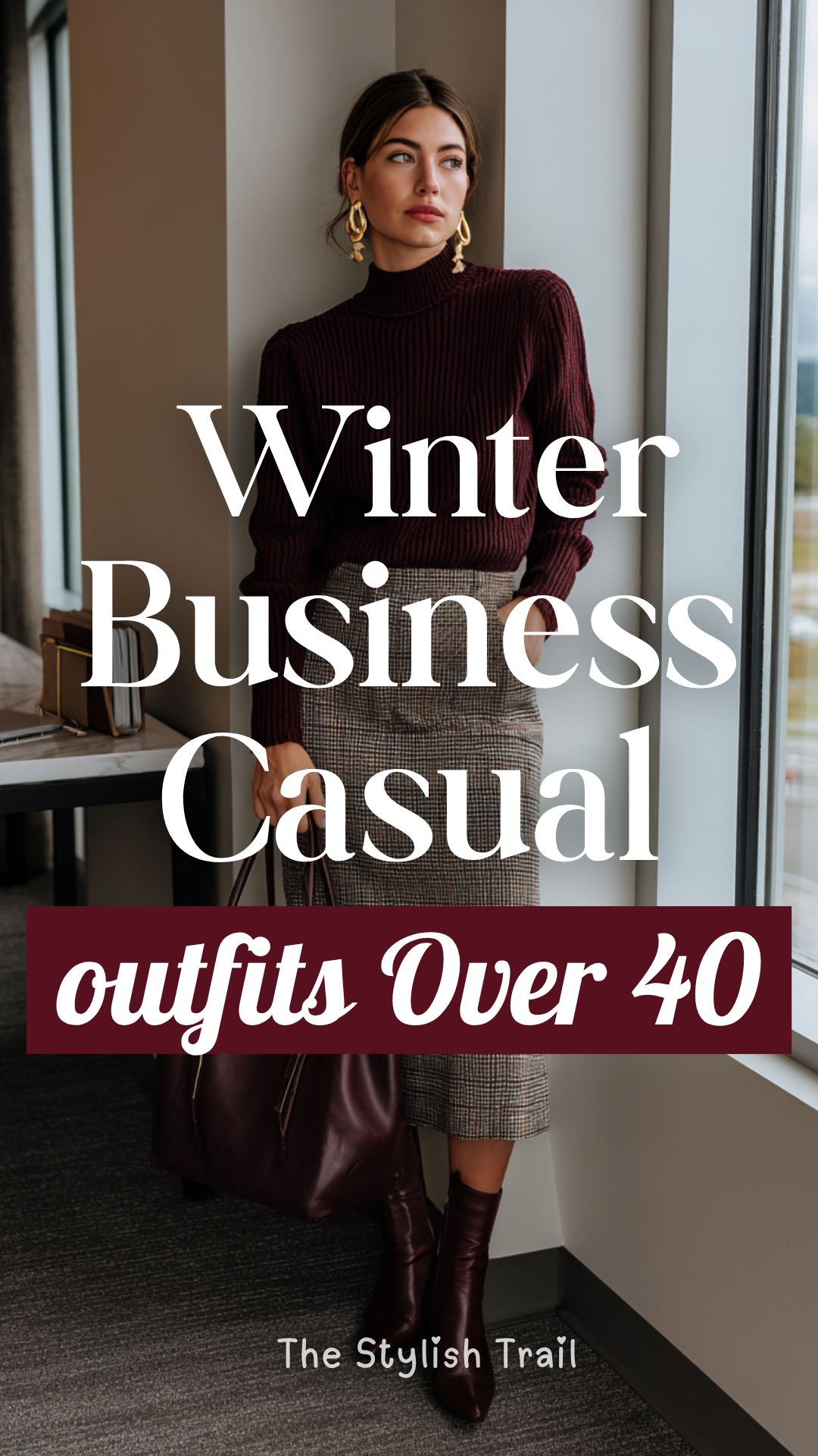 formal outfits_10 Winter Business Casual Outfits for Women Over 40 to Stay Warm & Chic at Work