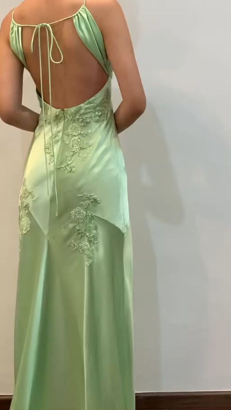 formal dresses_Green Dress