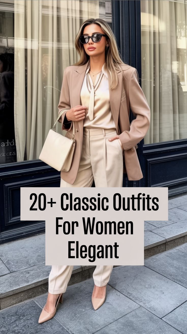 formal outfits_30+ Classic Outfits For Women Giving Effortless Parisian Style