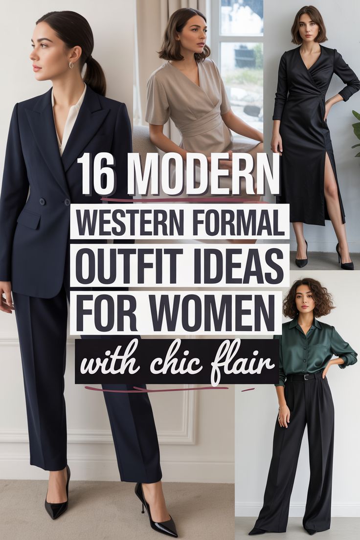 formal outfits_16 Modern Western Formal Outfit Ideas for Women With Chic Flair