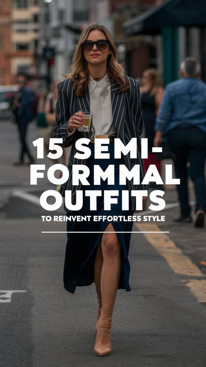 formal outfits_15 Semi-Formal Outfits To Reinvent Effortless Style