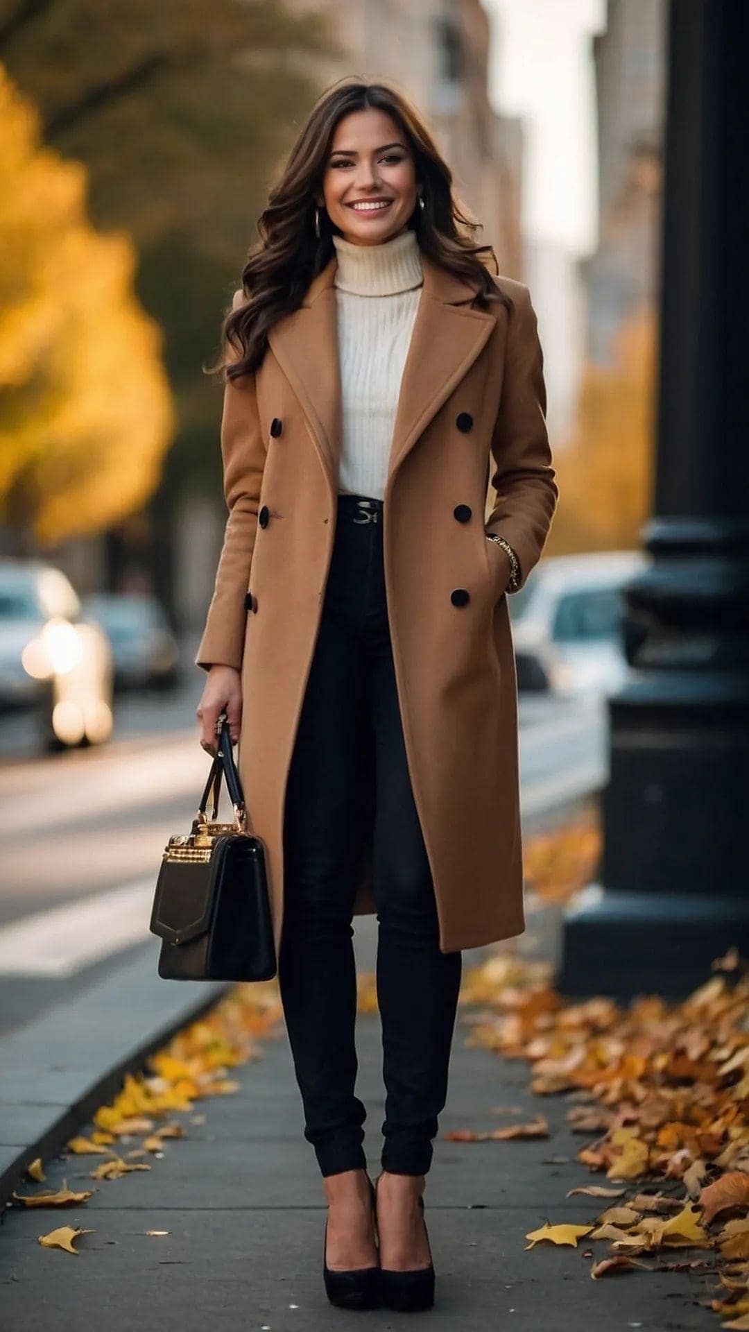 elegant outfits_Brown Trench Coat Women - Lightweight Fall Coat, Stylish Belted Long Jacket