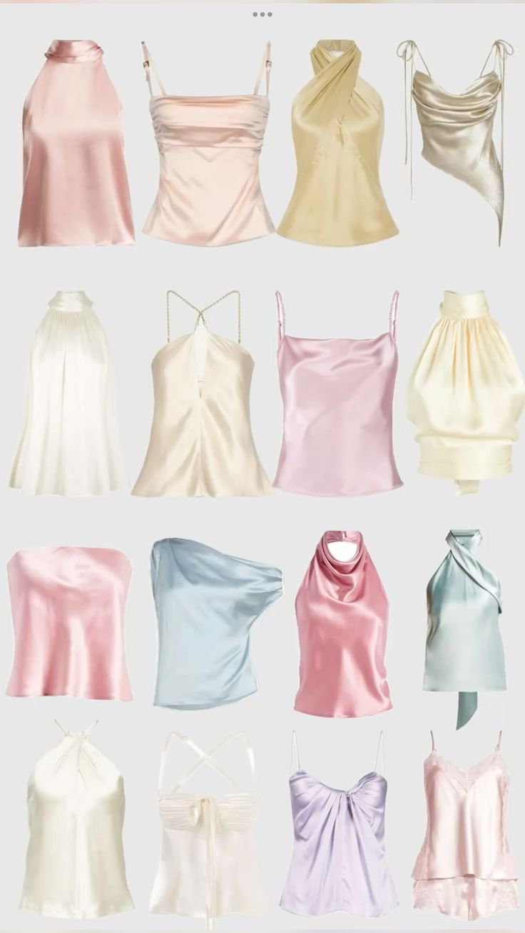 fancy outfits_Satin Going-Out Tops