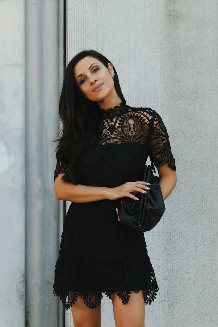 fancy outfits_The Little Black Lace Dress I'm Obsessed With - Andee Layne
