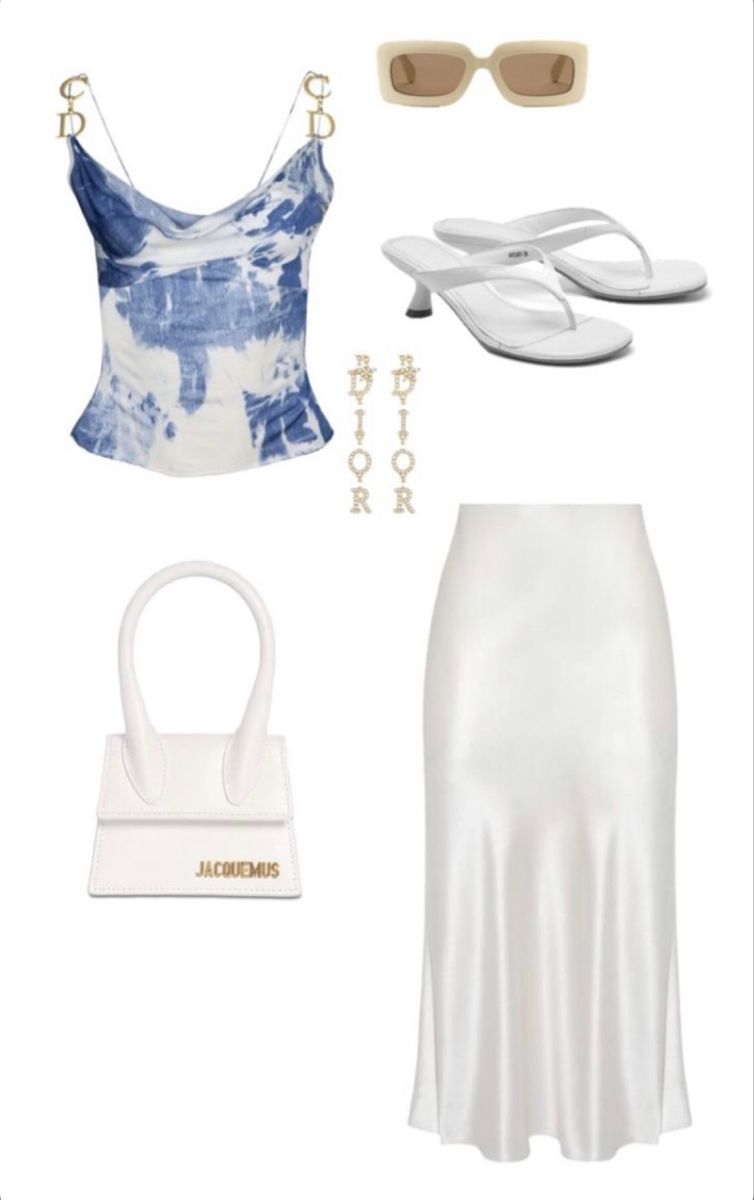 fancy outfits_Silk skirt