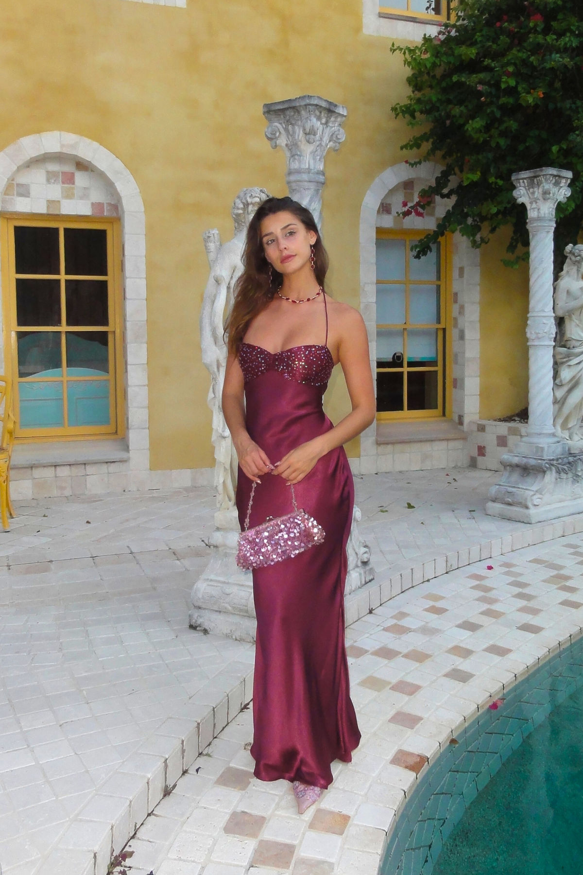 formal dresses_JADE MAXI - BERRY