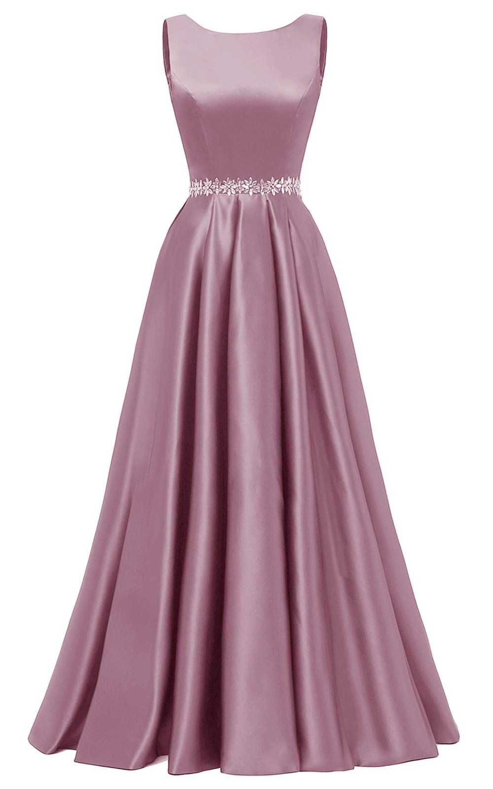formal dresses_Yexinbridal A-Line Prom Dress for Women 2023 Long Beaded Belt Formal Evening Party Gown