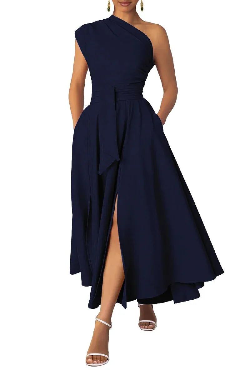 formal dresses_A-Line Midi Chiffon Formal Evening Dresses B0F9W7T7RT - 10 Days / Navy / Large
