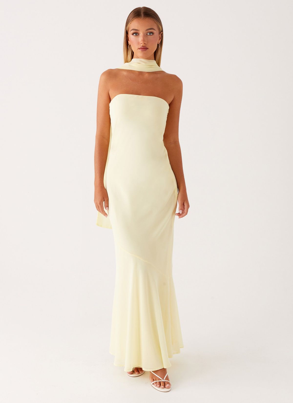 formal dresses_Under The Pagoda Maxi Dress - Yellow