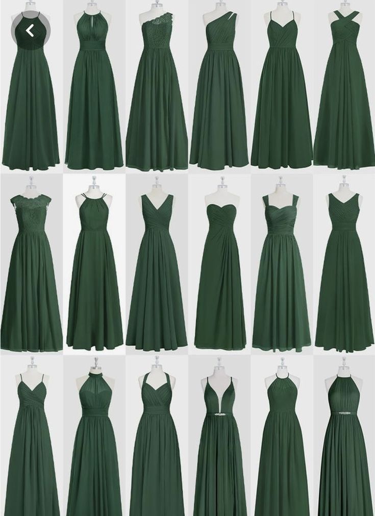 formal dresses_vestido de madrinha cor verde escuro