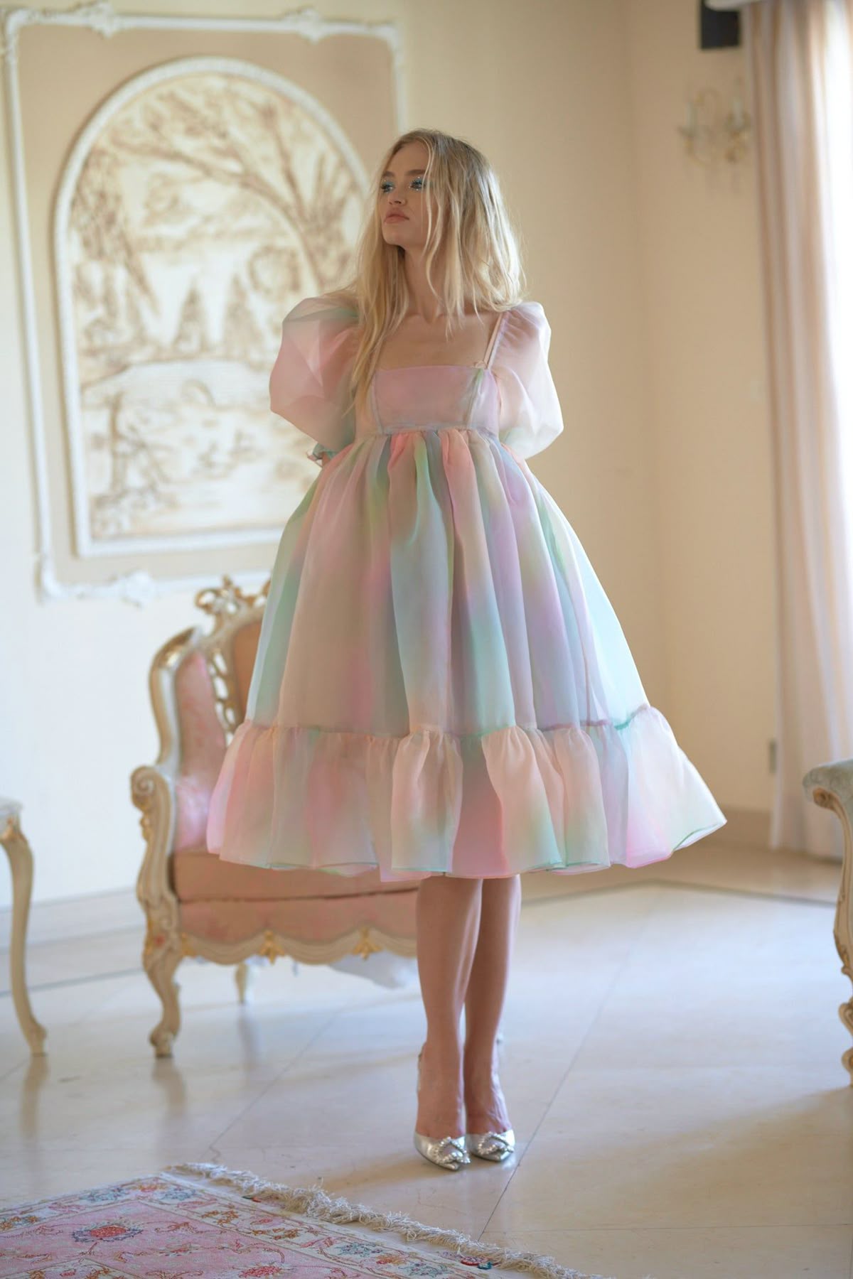 fancy dresses_The Rainbow French Puff