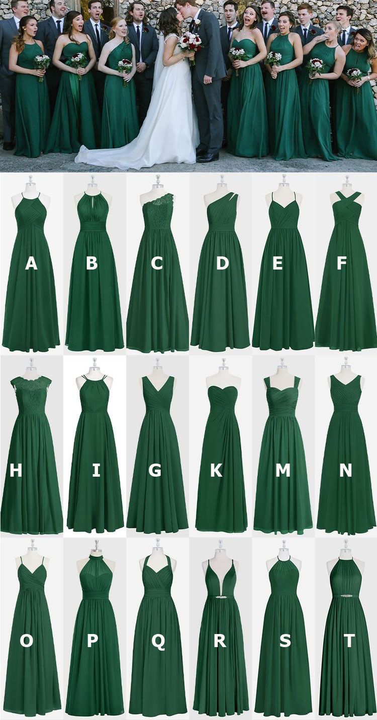 fancy dresses_Mismatch Green Bridesmaid Dresses for Wedding