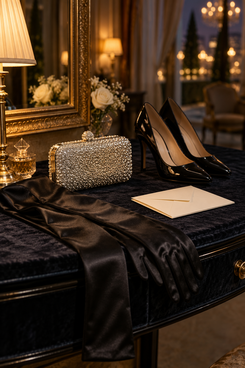 Fashion styling detail for the occasion