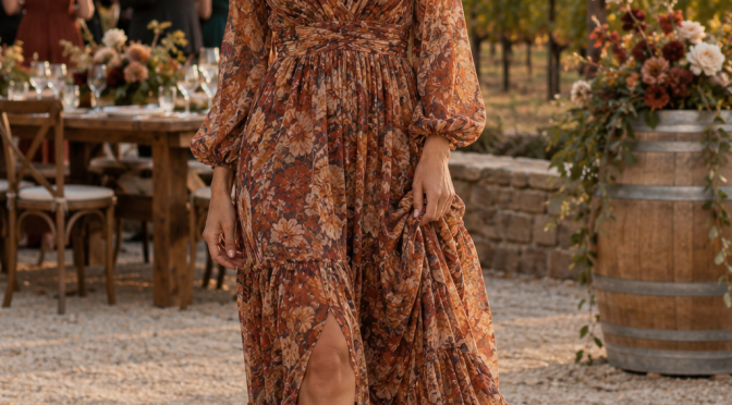 Boho Dresses for an Autumn Wedding: Texture, Layers, and Guest Etiquette